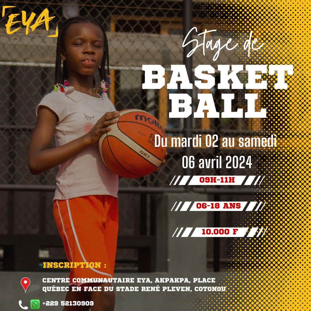 Bénin : Inscriptions ouvertes pour les stages de roller et basket ball au centre Eya